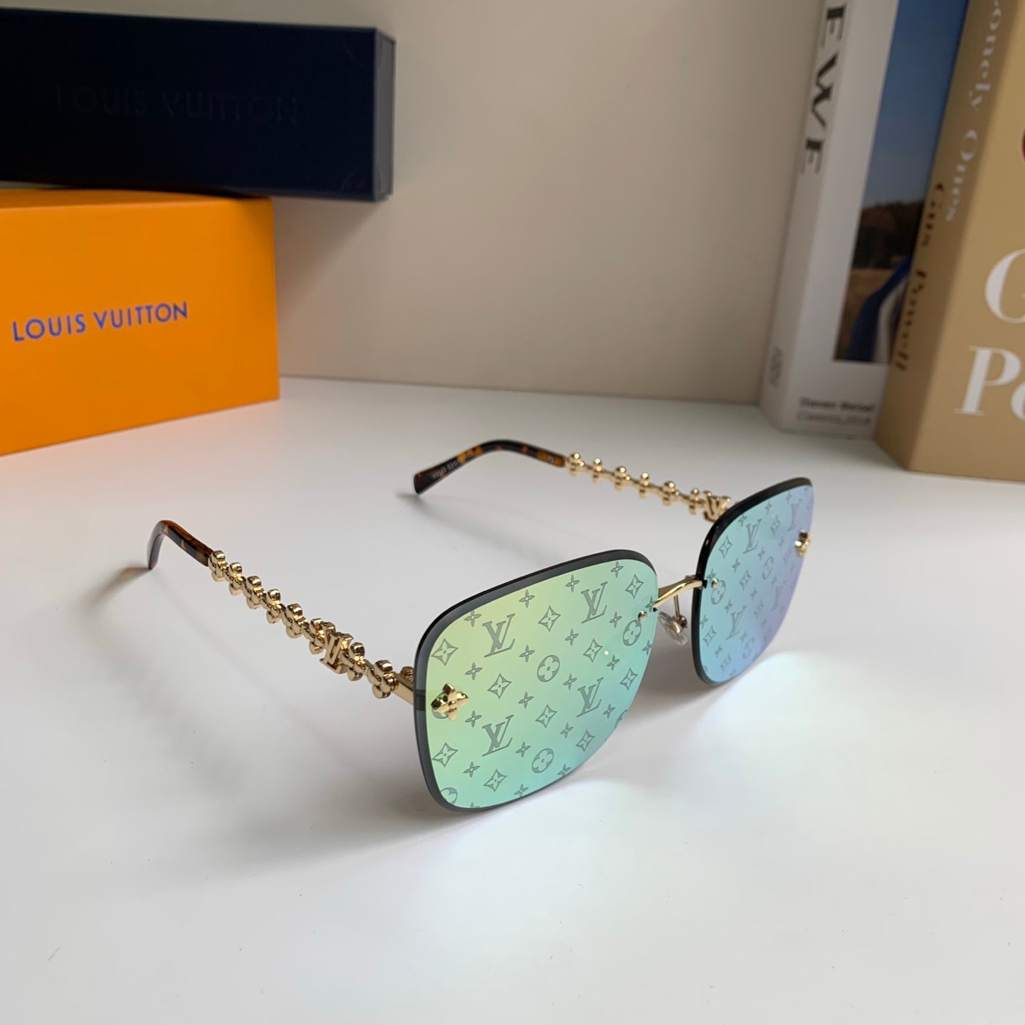 Louis Vuitton Square Silver Lens Sunglasses for Men & Women - 464629
