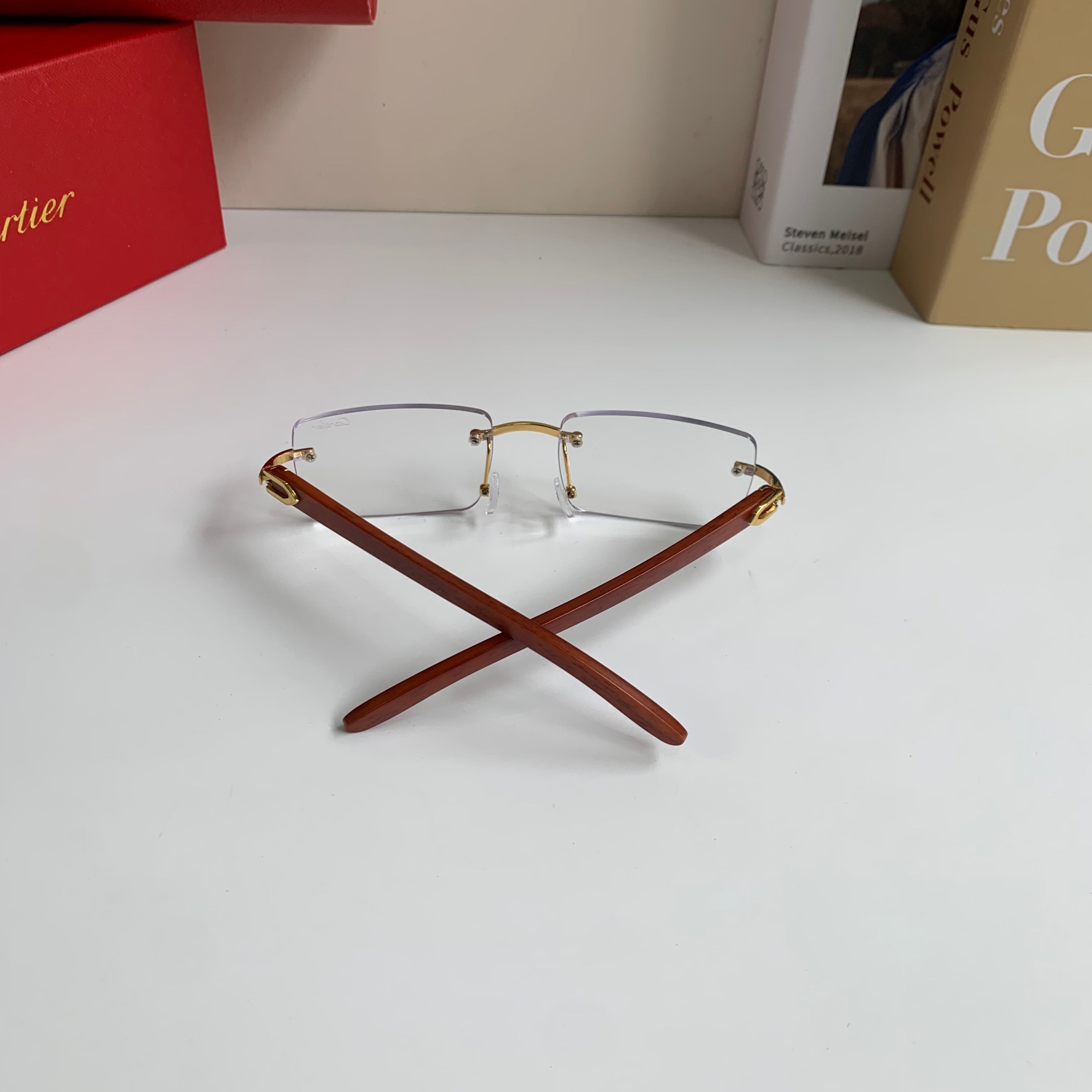Cartier Fashion Silver Lens Sunglasses for Men & Women - 493650 - detail image 7