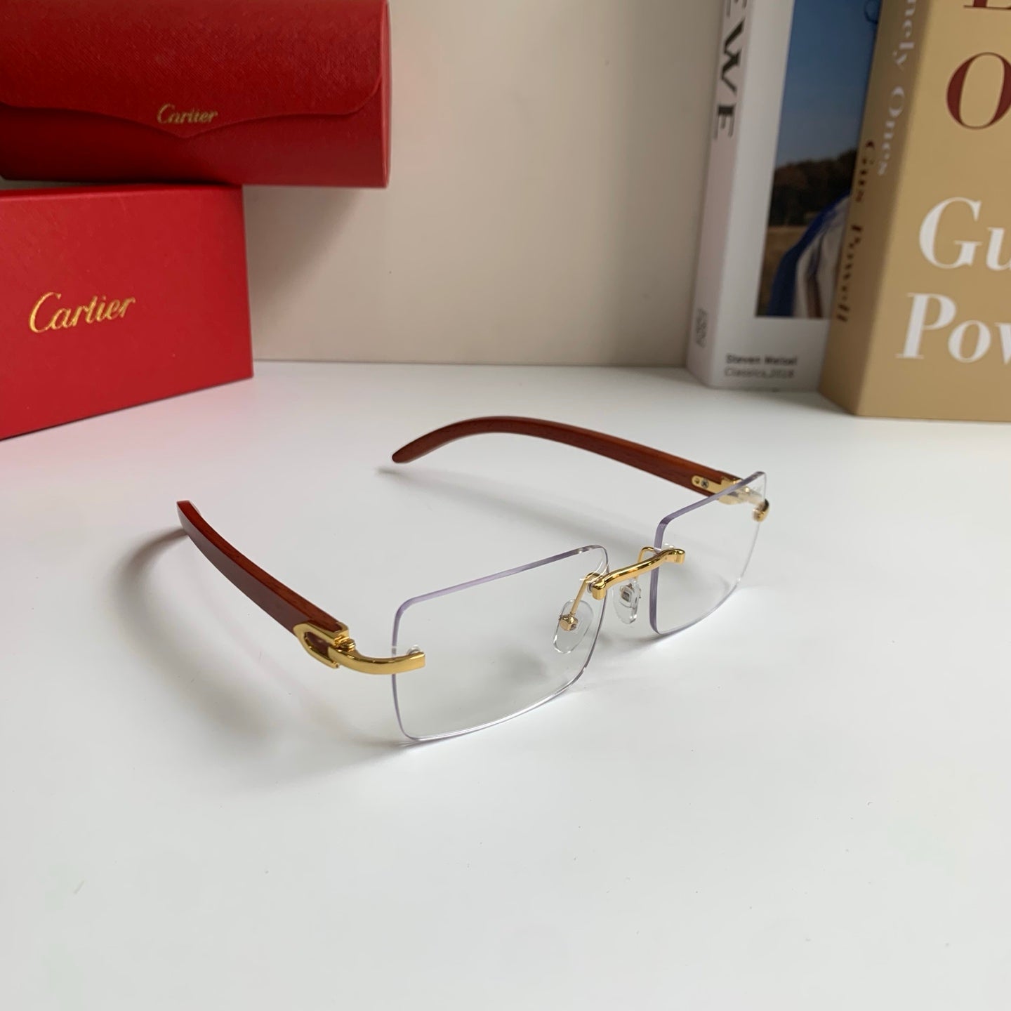 Cartier Fashion Silver Lens Sunglasses for Men & Women - 493650