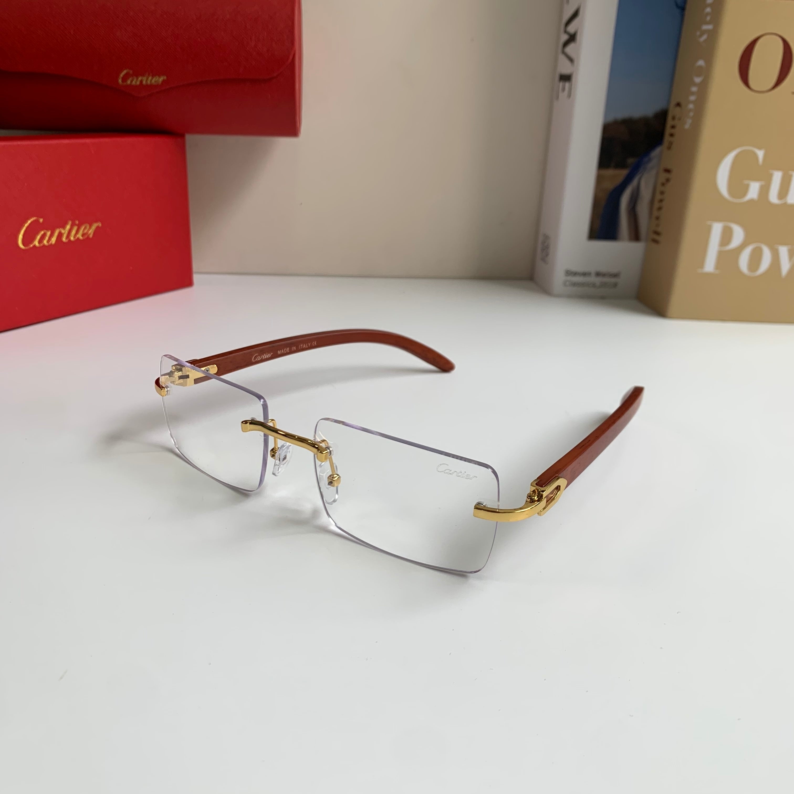 Cartier Fashion Silver Lens Sunglasses for Men & Women - 493650 - detail image 2