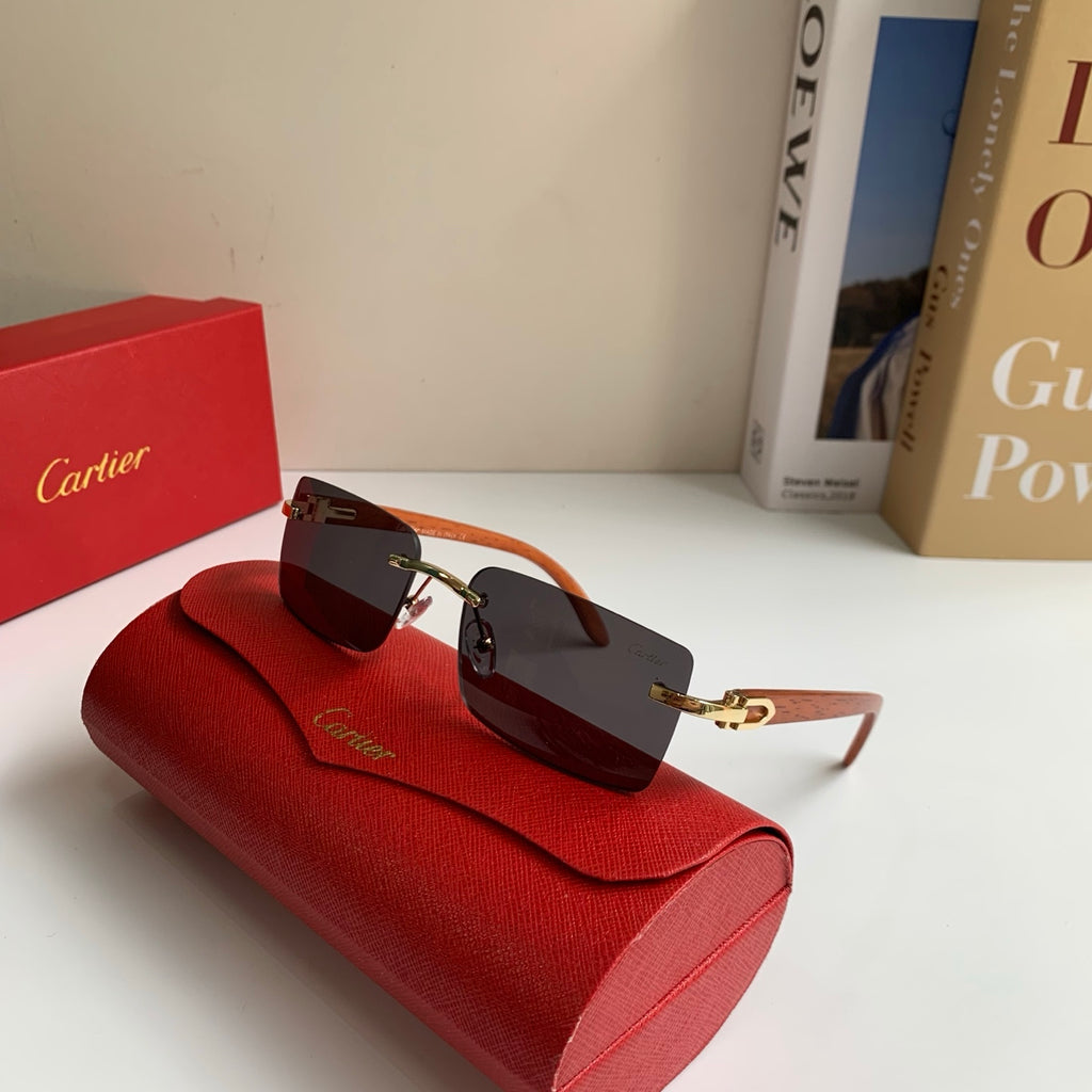 Cartier Fashion Silver Lens Sunglasses for Men & Women - 493653 - detail image 4