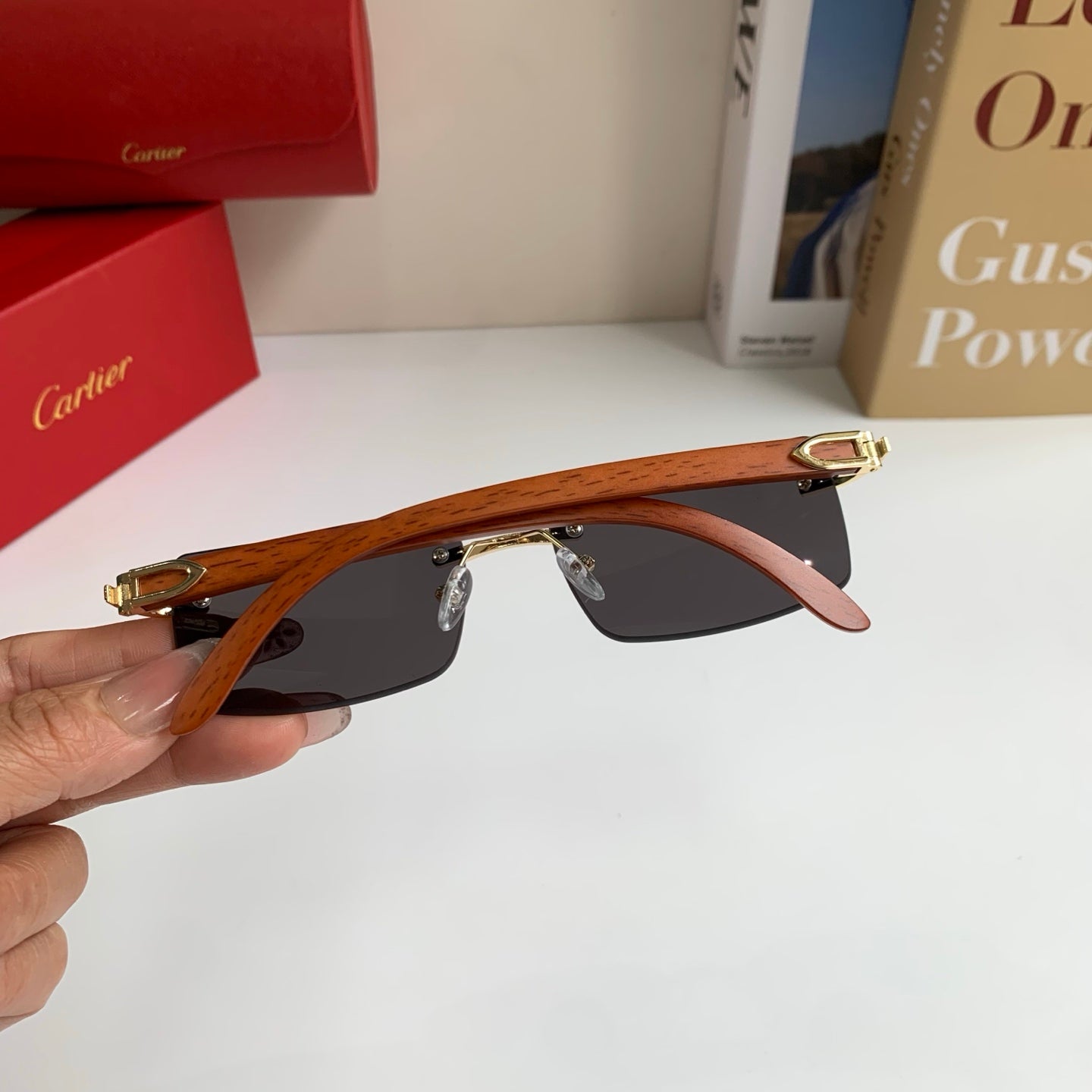 Cartier Fashion Silver Lens Sunglasses for Men & Women - 493653 - detail image 7