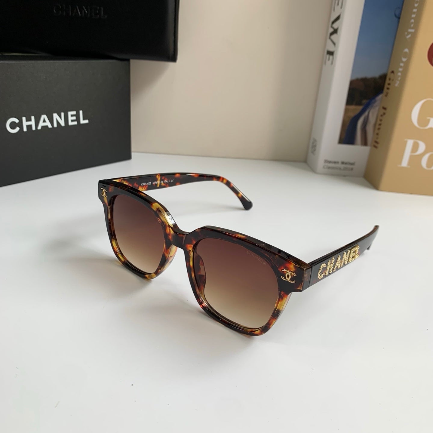 Chanel Square Brown Lens Sunglasses for Men & Women - 486637 - detail image 2