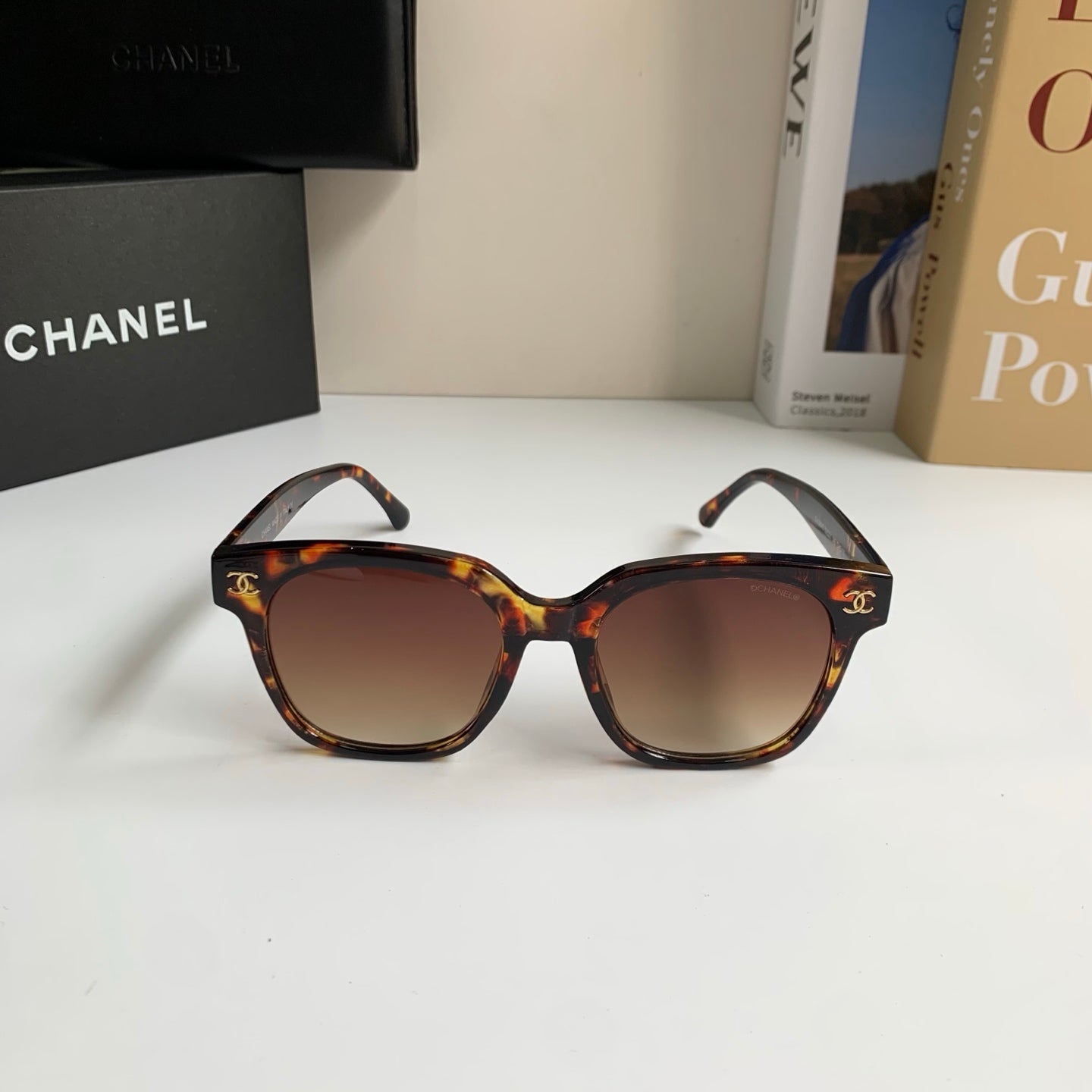Chanel Square Brown Lens Sunglasses for Men & Women - 486637 - detail image 5