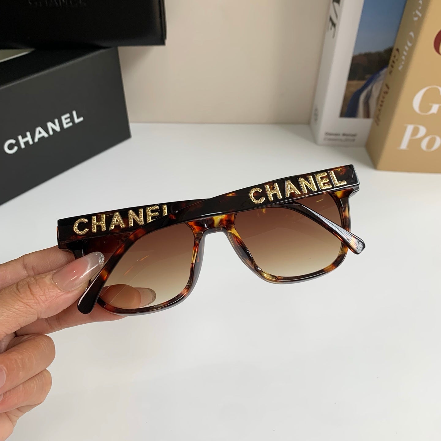 Chanel Square Brown Lens Sunglasses for Men & Women - 486637 - detail image 7