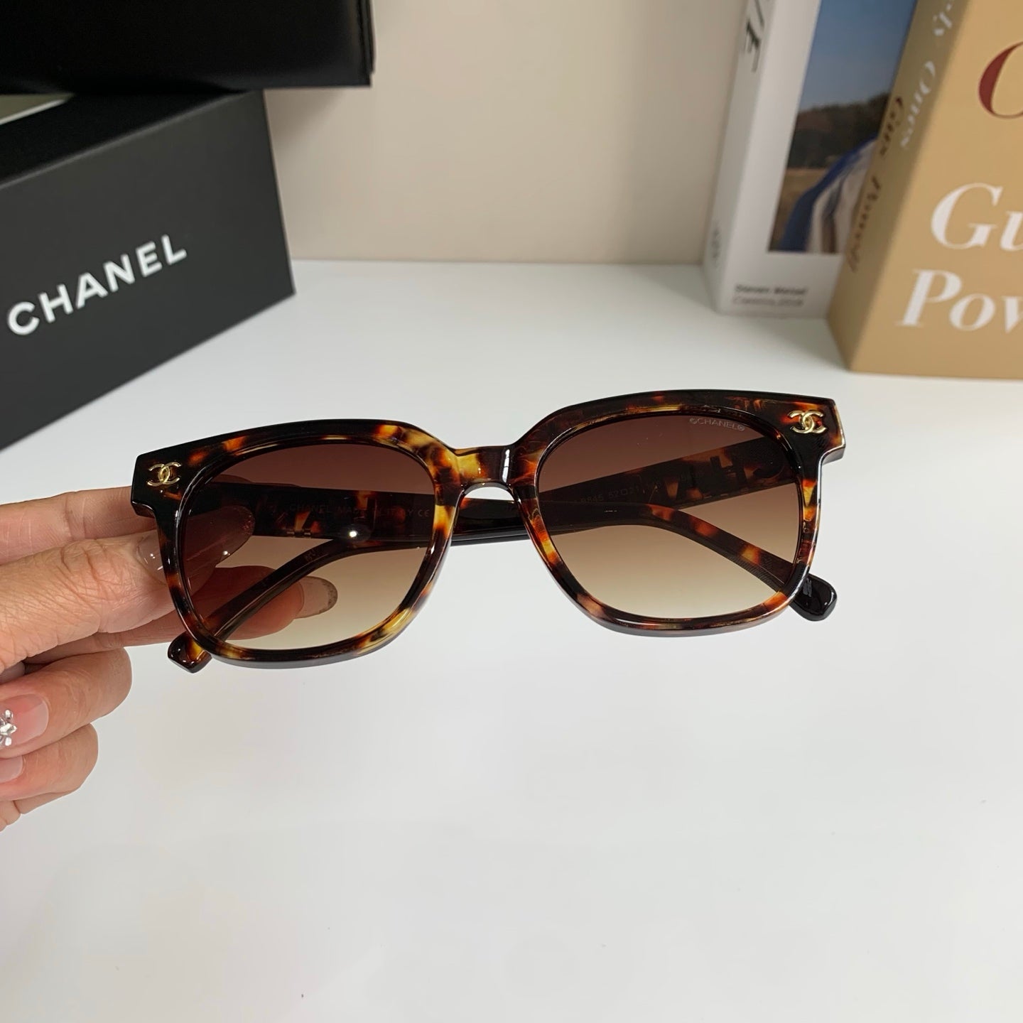 Chanel Square Brown Lens Sunglasses for Men & Women - 486637 - detail image 3