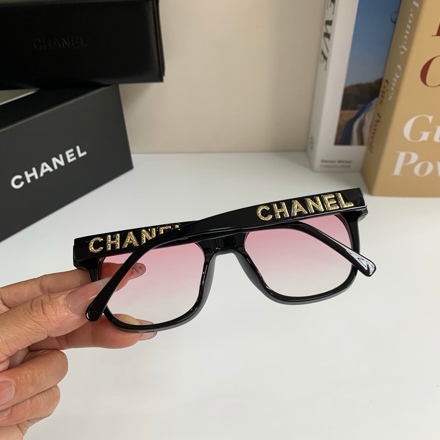 Chanel Square Silver Lens Sunglasses for Men & Women - 486639 - detail image 6
