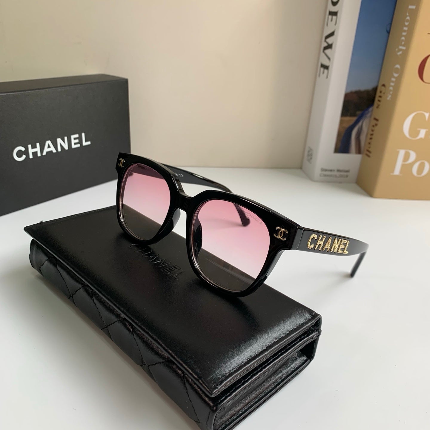 Chanel Square Silver Lens Sunglasses for Men & Women - 486639 - detail image 4