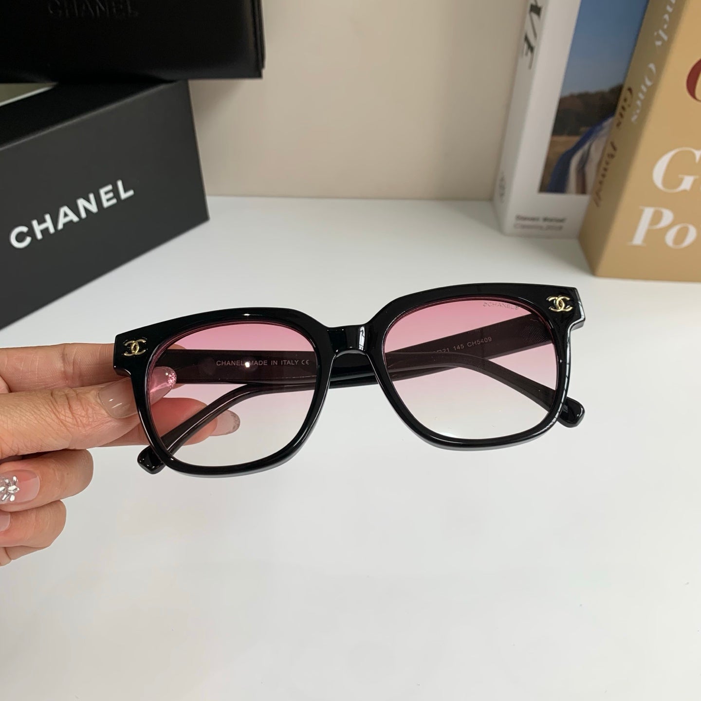 Chanel Square Silver Lens Sunglasses for Men & Women - 486639 - detail image 3