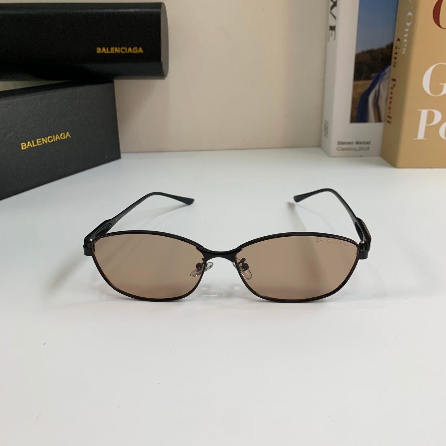 Balenciaga Fashion Silver Lens Sunglasses for Men & Women - 416095 - detail image 5
