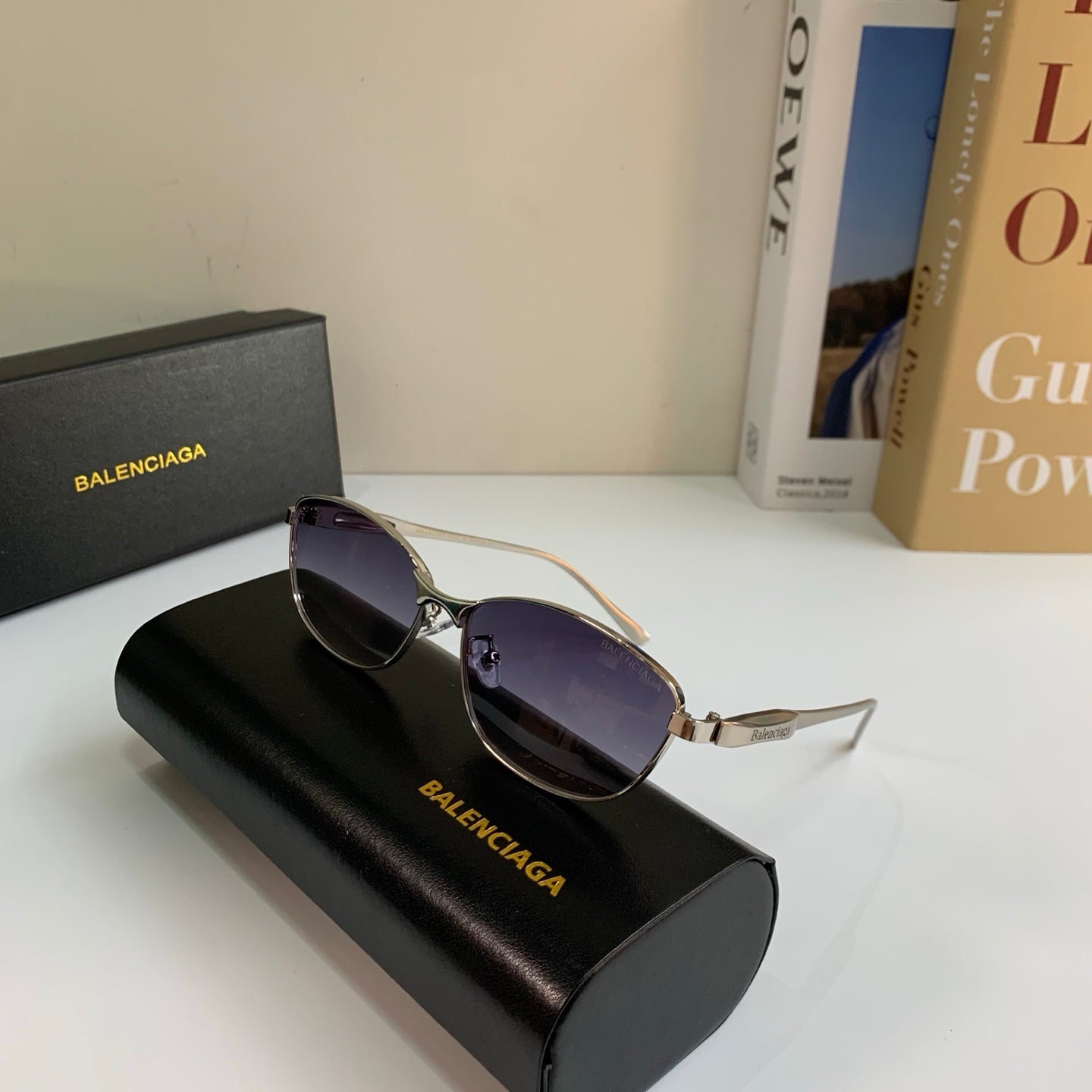 Balenciaga Fashion Silver Lens Sunglasses for Men & Women - 416096 - detail image 4