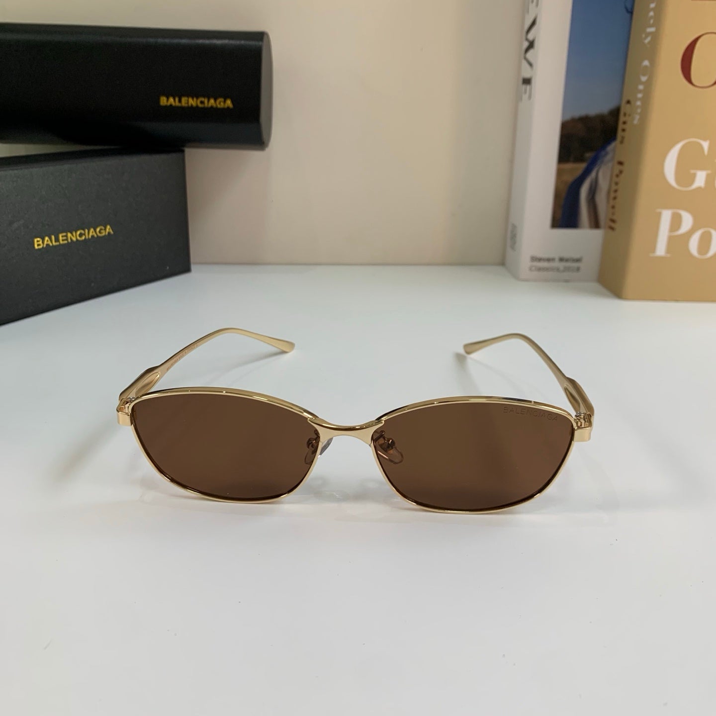 Balenciaga Fashion Brown Lens Sunglasses for Men & Women - detail image 5
