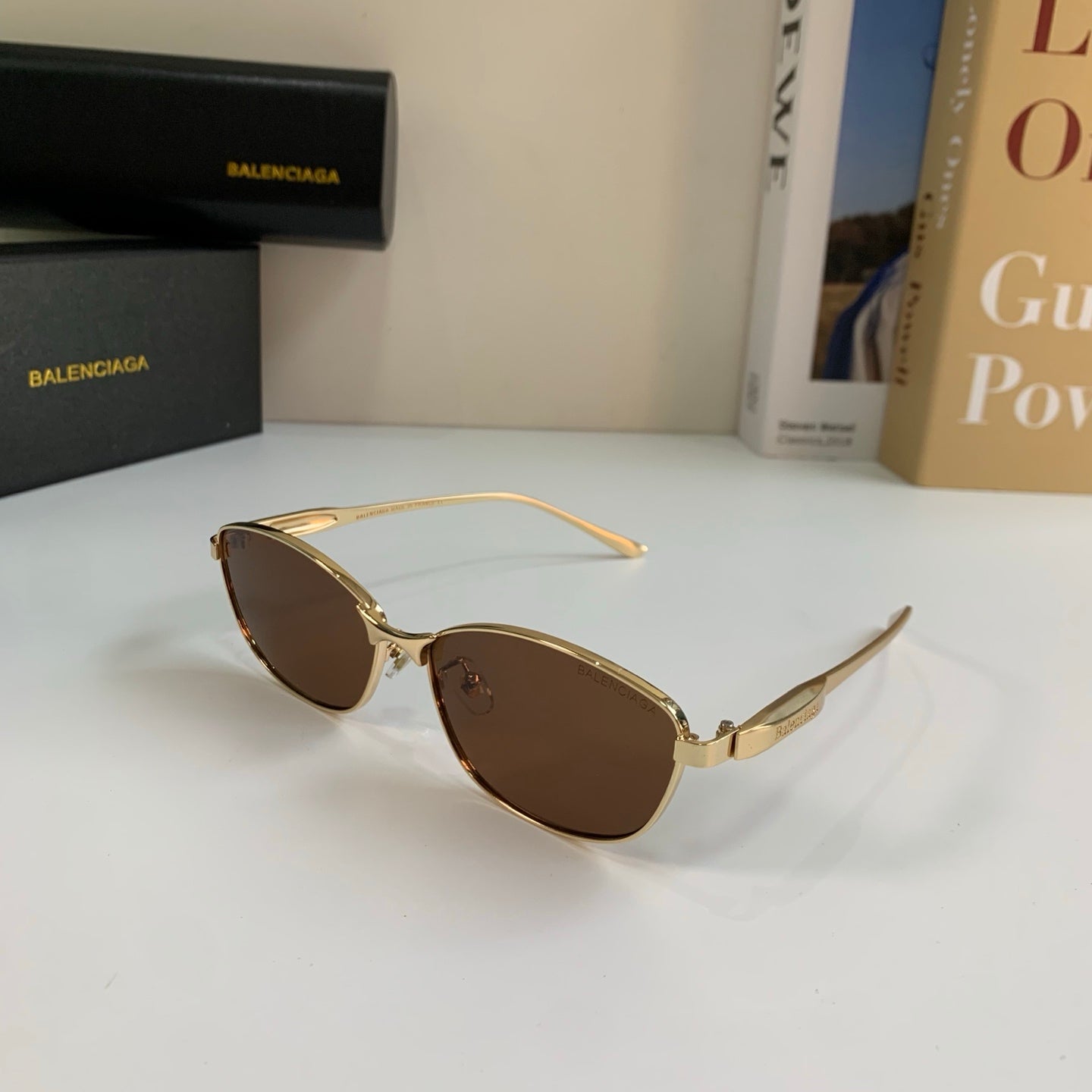 Balenciaga Fashion Brown Lens Sunglasses for Men & Women - detail image 2