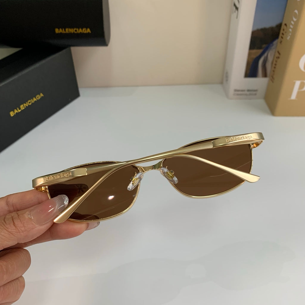 Balenciaga Fashion Brown Lens Sunglasses for Men & Women - detail image 6