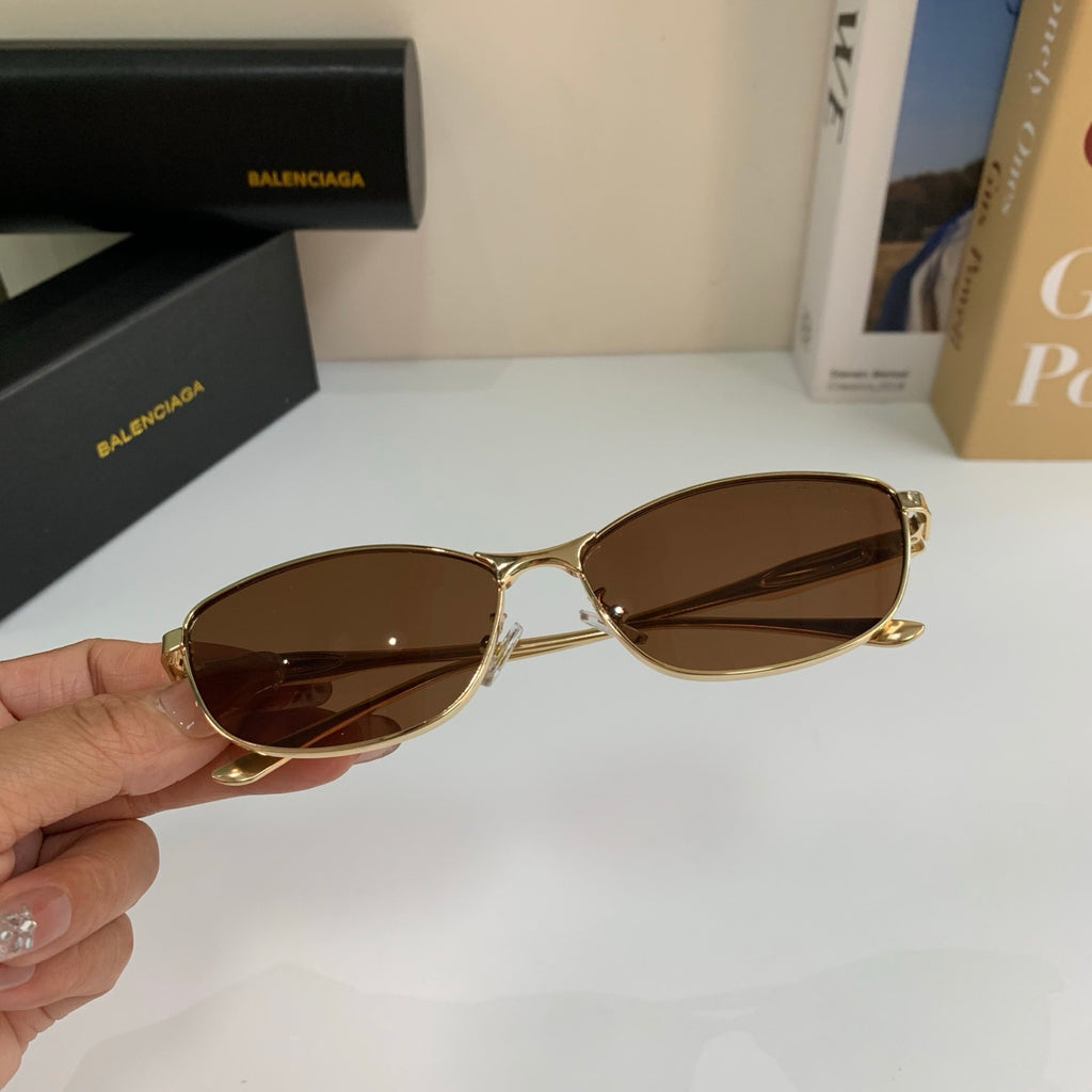 Balenciaga Fashion Brown Lens Sunglasses for Men & Women - detail image 3