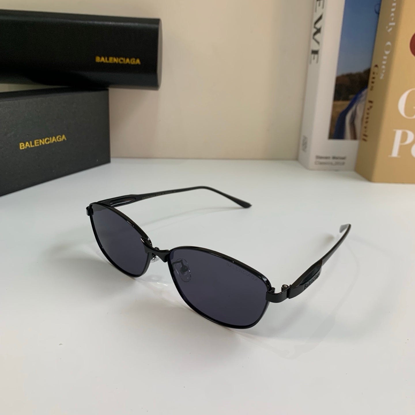 Balenciaga Fashion Silver Lens Sunglasses for Men & Women - detail image 2