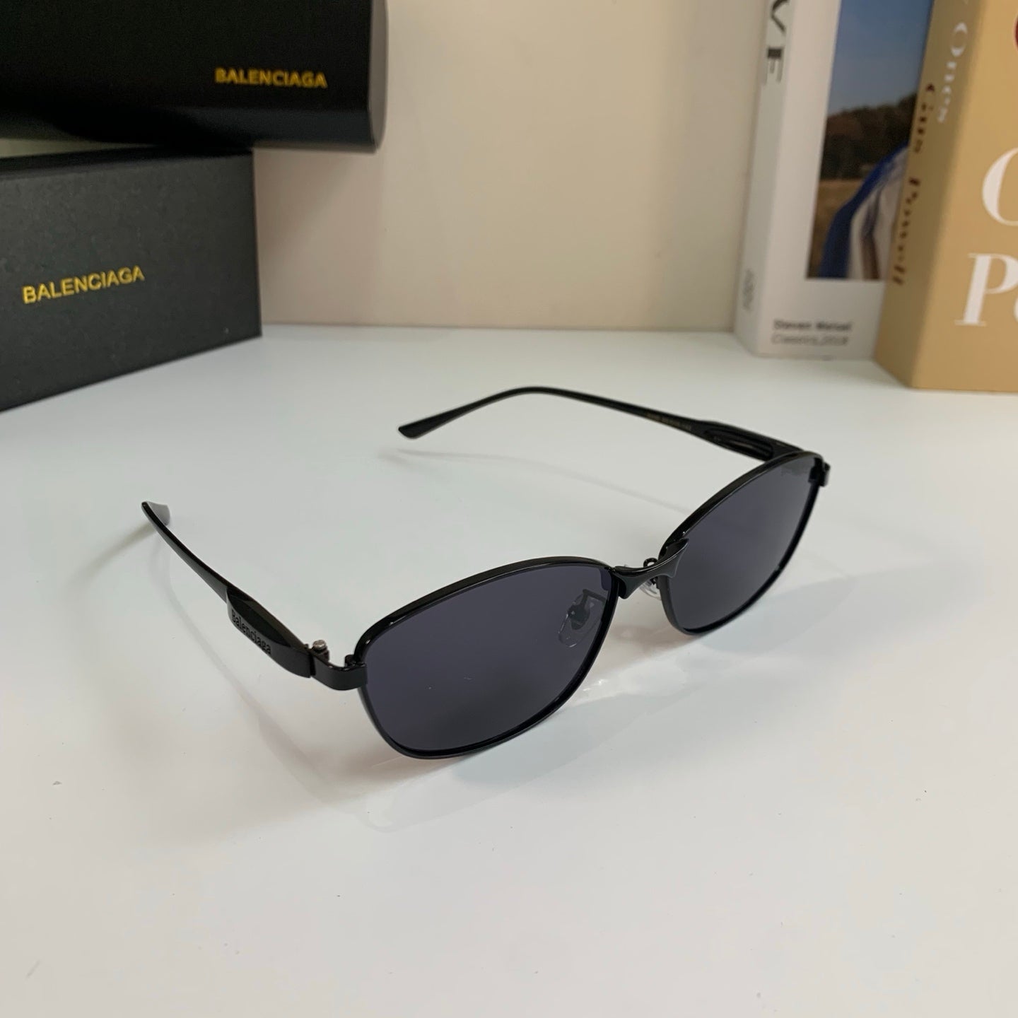 Balenciaga Fashion Silver Lens Sunglasses for Men & Women