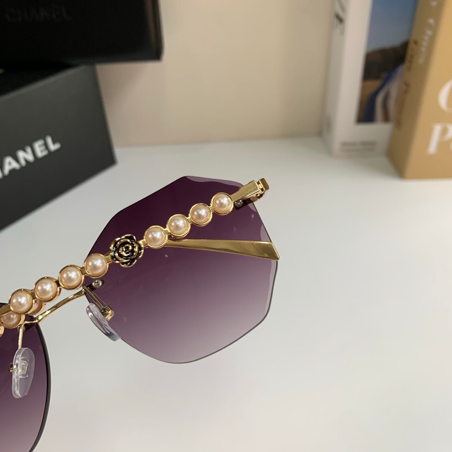 Chanel Fashion Silver Lens Sunglasses for Men & Women - 486514 - detail image 9