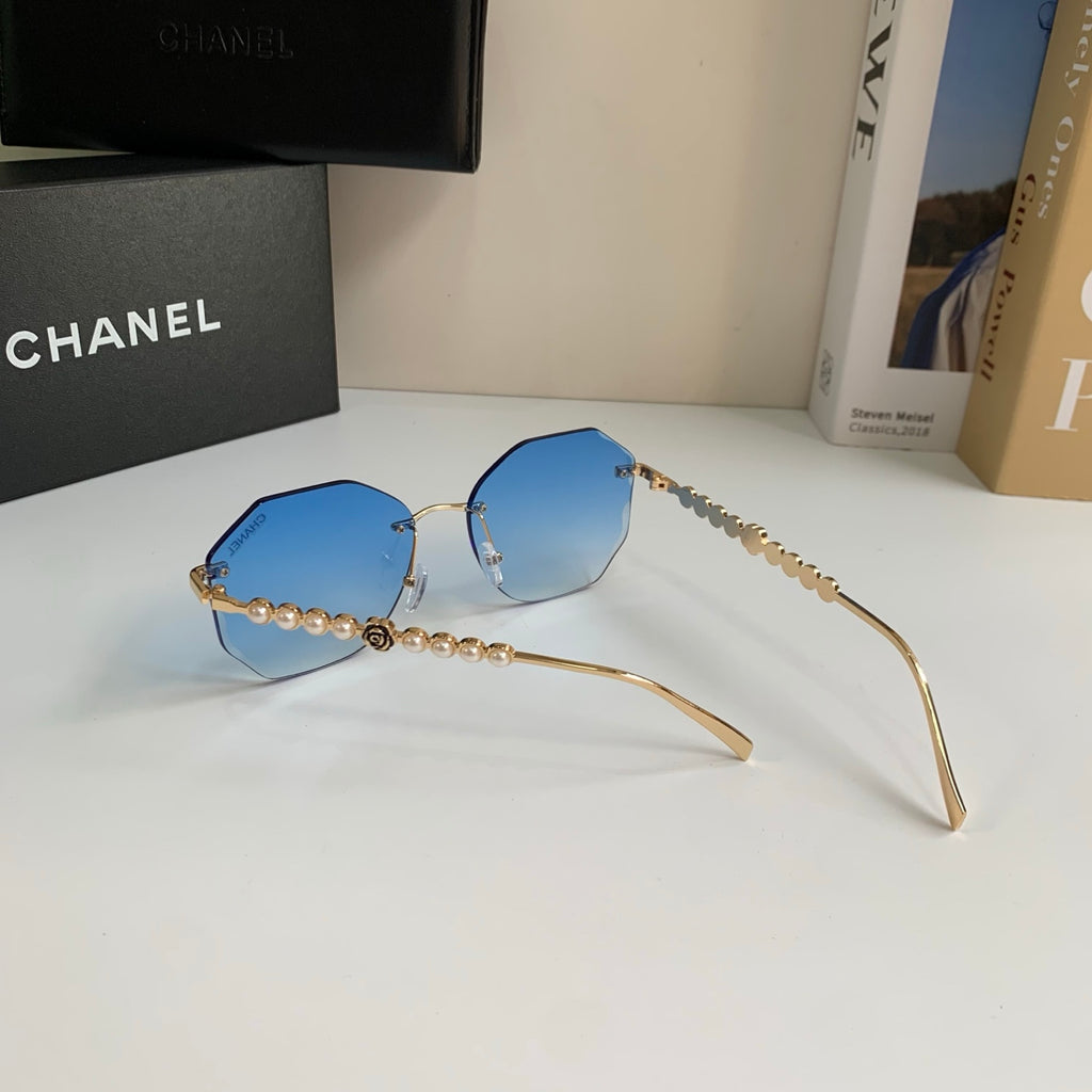 Chanel Fashion Blue Lens Sunglasses for Men & Women - 486515 - detail image 6