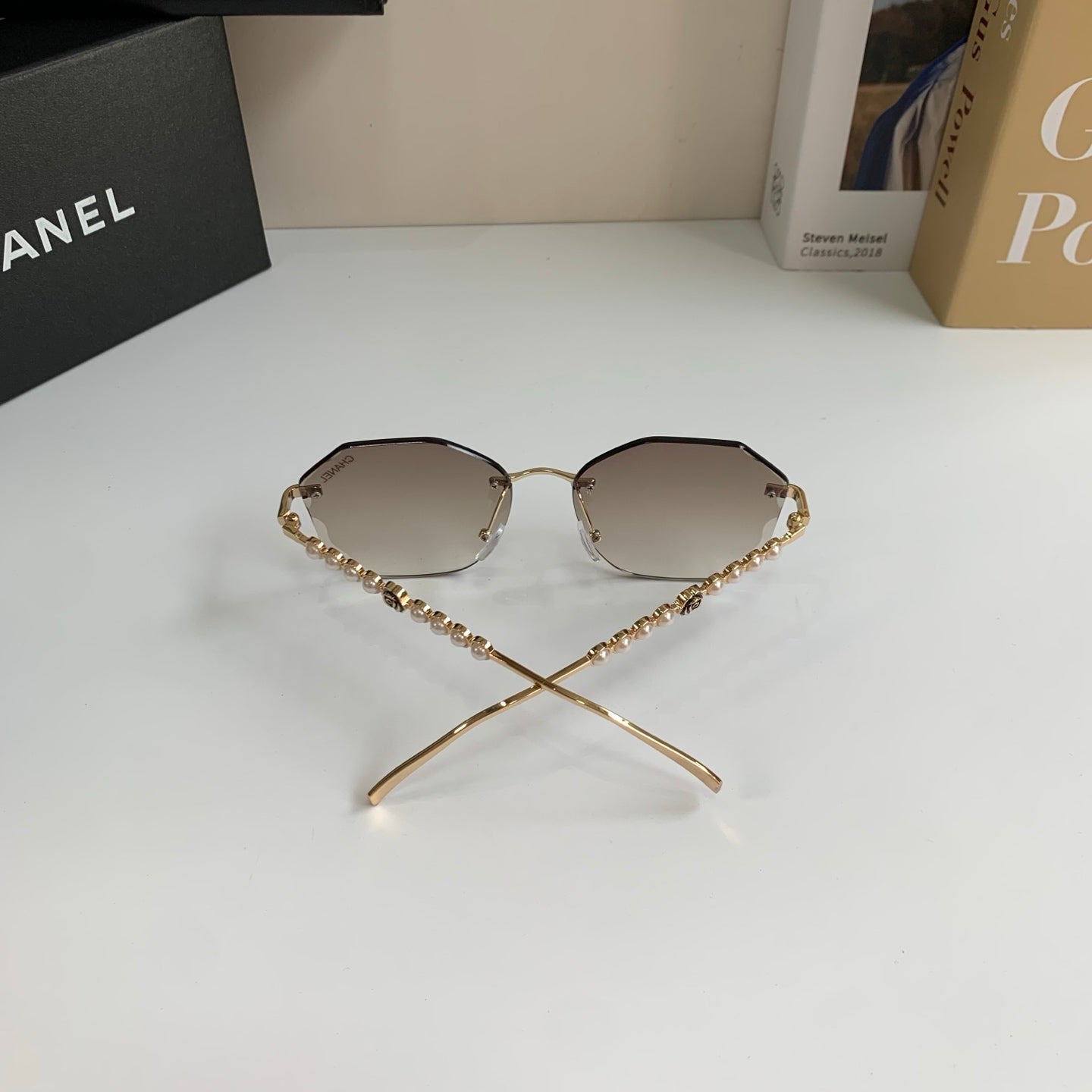 Chanel Fashion Silver Lens Sunglasses for Men & Women - 486516 - detail image 6