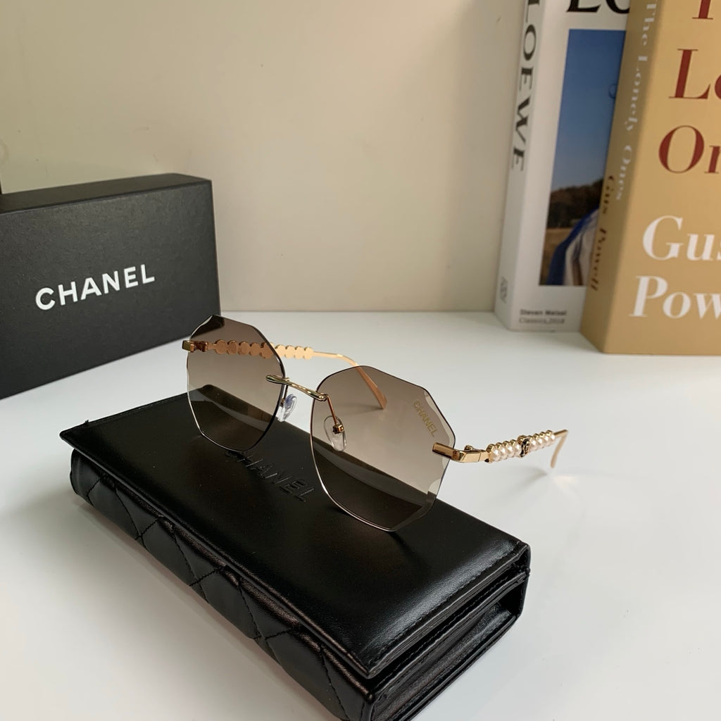 Chanel Fashion Silver Lens Sunglasses for Men & Women - 486516 - detail image 5
