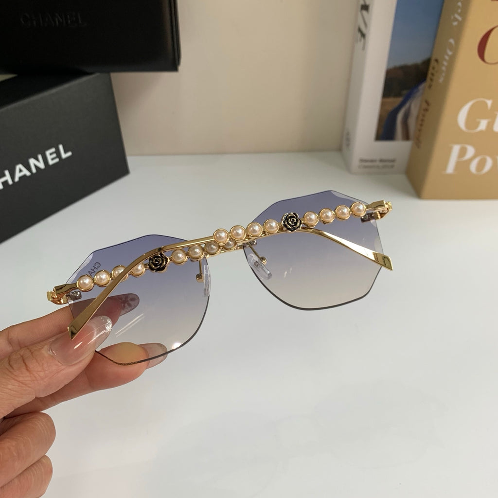 Chanel Fashion Silver Lens Sunglasses for Men & Women - 486517 - detail image 8