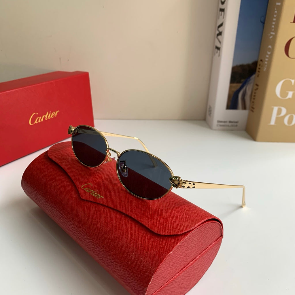 Cartier Cat-Eye Silver Lens Sunglasses for Men & Women - detail image 4