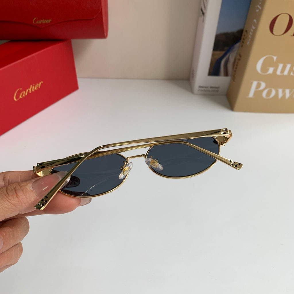 Cartier Cat-Eye Silver Lens Sunglasses for Men & Women - detail image 7