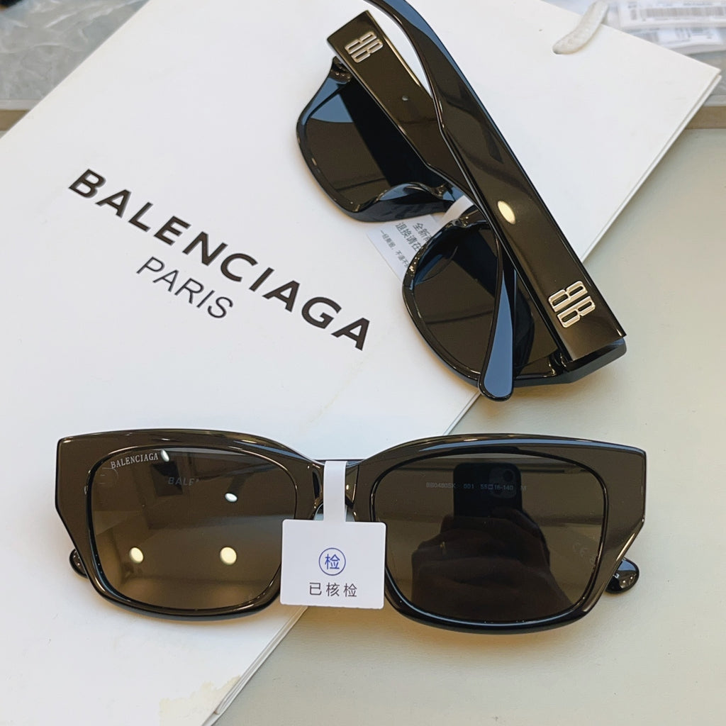 Balenciaga BB0480SK Fashion Black Lens Sunglasses for Men & Women