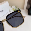 Celine Square Black Lens Sunglasses for Men & Women - 431986