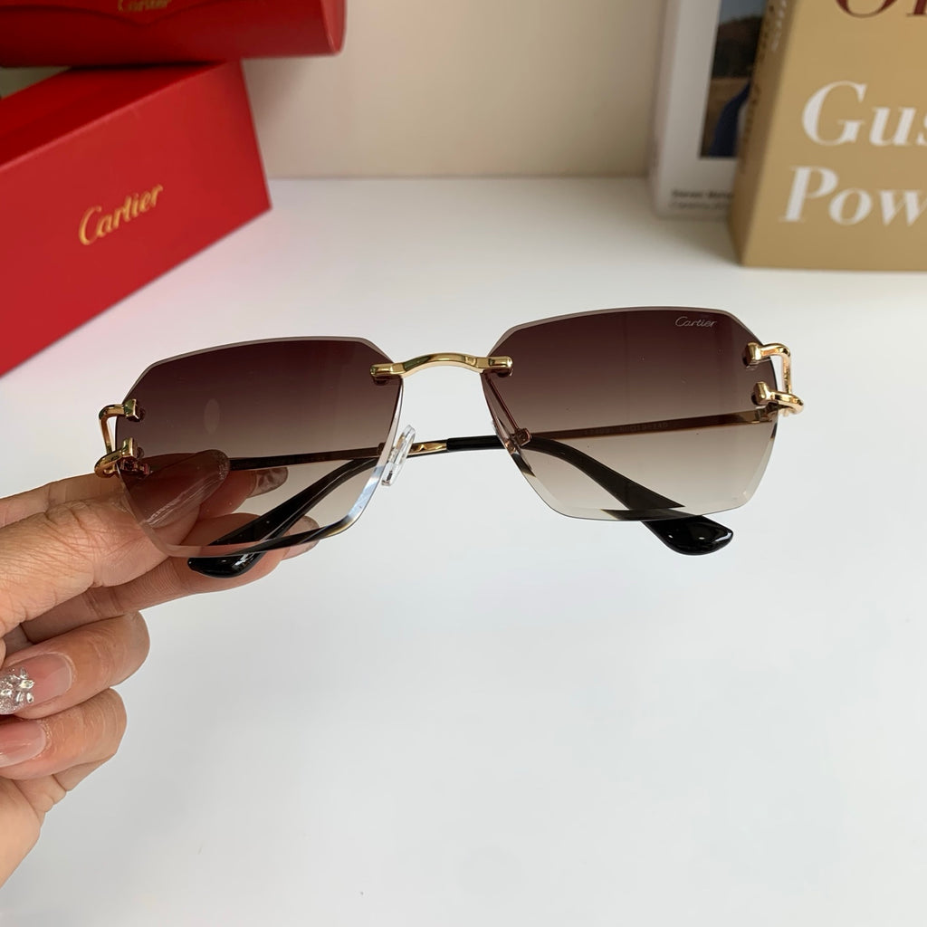 Cartier Fashion Red Lens Sunglasses for Men & Women - 432220 - detail image 4