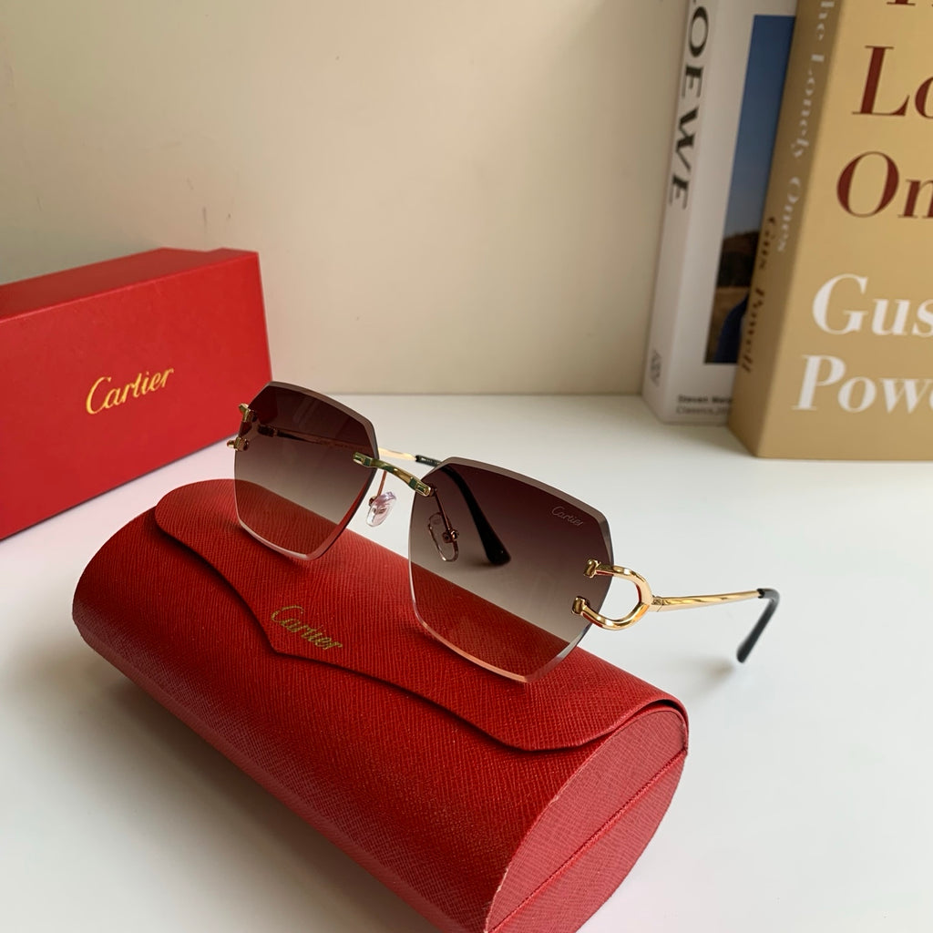 Cartier Fashion Red Lens Sunglasses for Men & Women - 432220 - detail image 5
