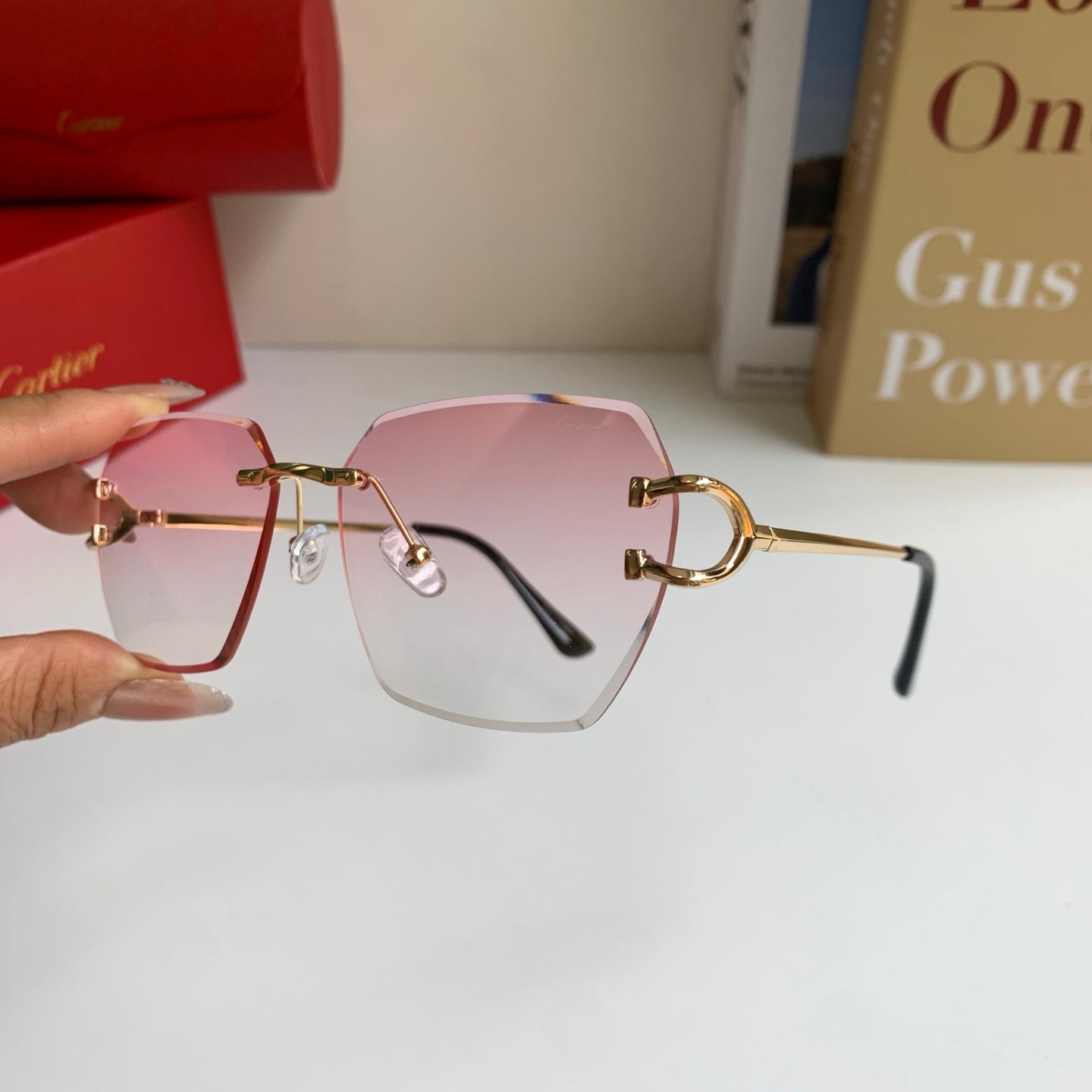 Cartier Fashion Silver Lens Sunglasses for Men & Women - 432221 - detail image 3