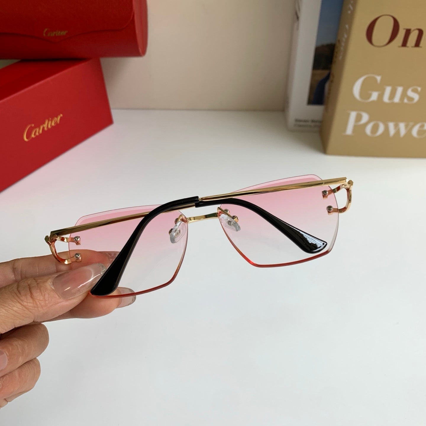 Cartier Fashion Silver Lens Sunglasses for Men & Women - 432221 - detail image 6