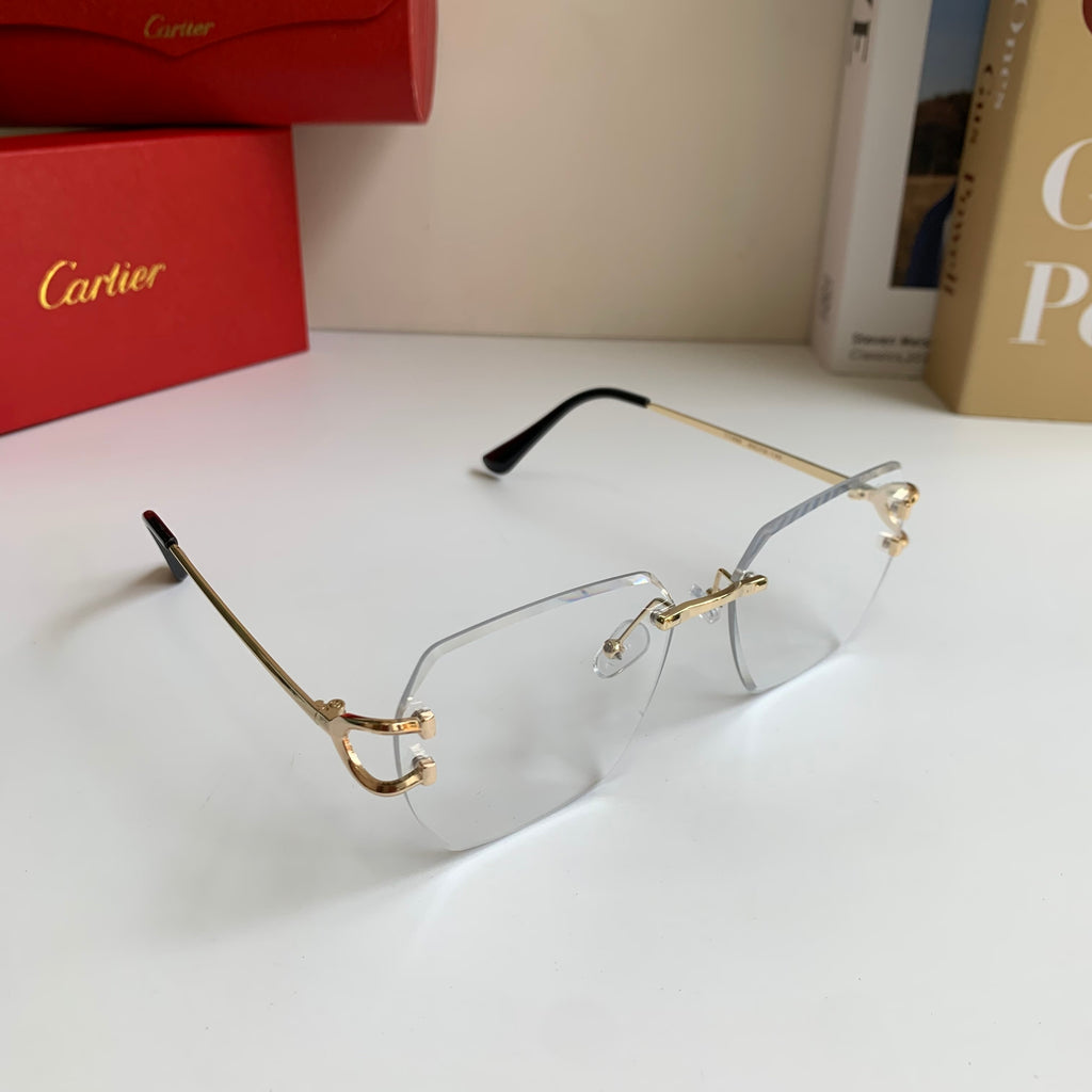 Cartier Fashion Silver Lens Sunglasses for Men & Women - 432222