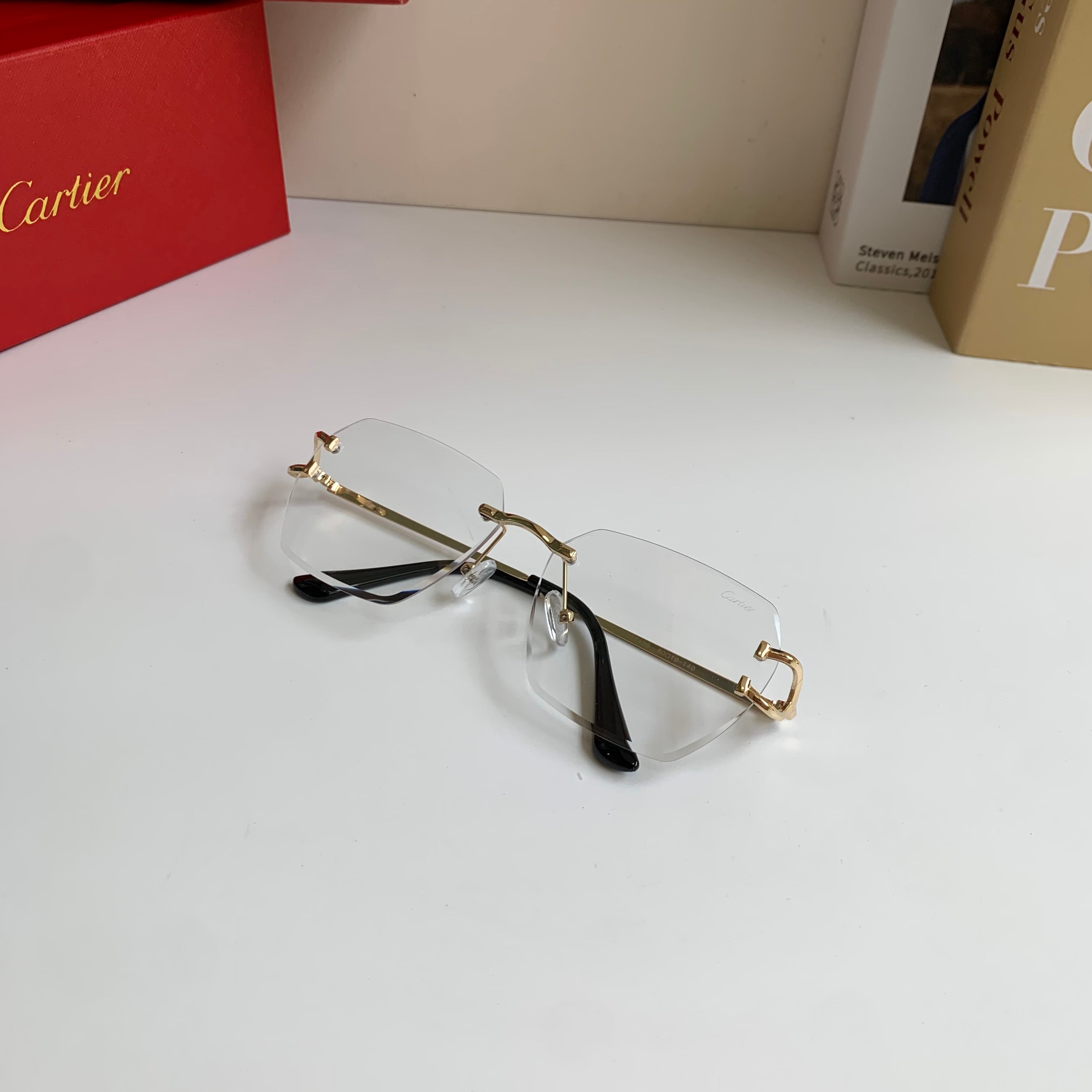 Cartier Fashion Silver Lens Sunglasses for Men & Women - 432222 - detail image 4