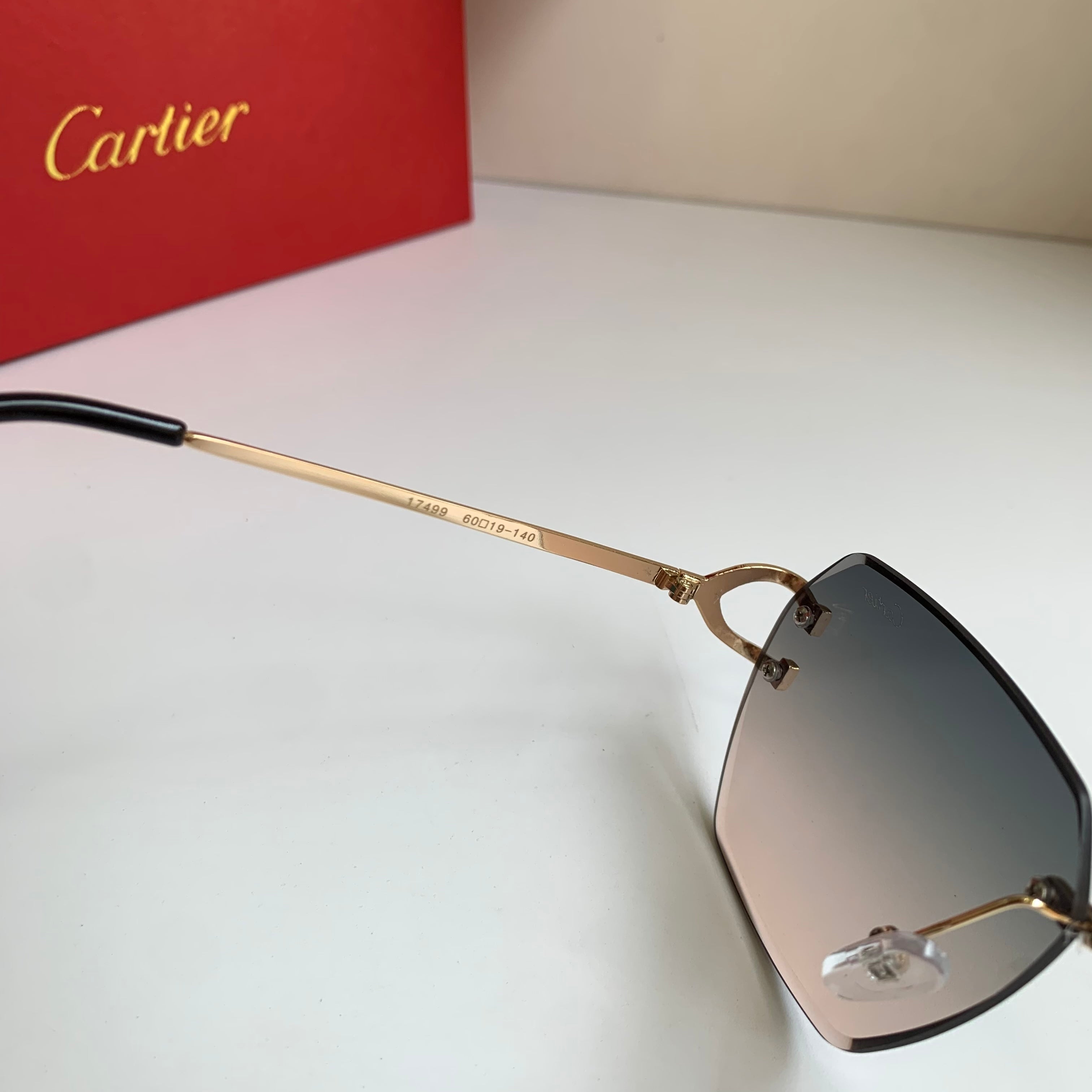 Cartier Fashion Silver Lens Sunglasses for Men & Women - 432223 - detail image 6