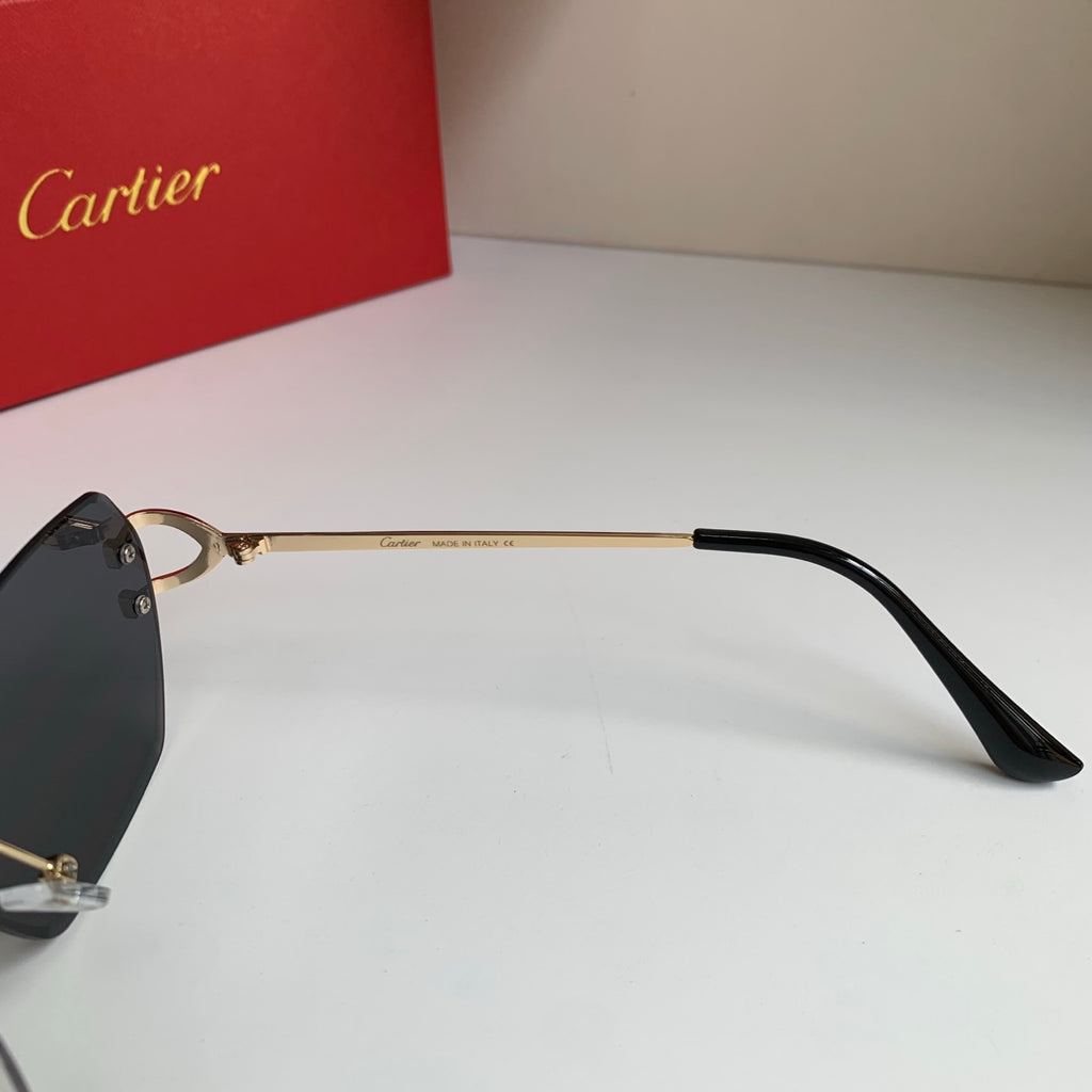 Cartier Fashion Black Lens Sunglasses for Men & Women - 432225 - detail image 7