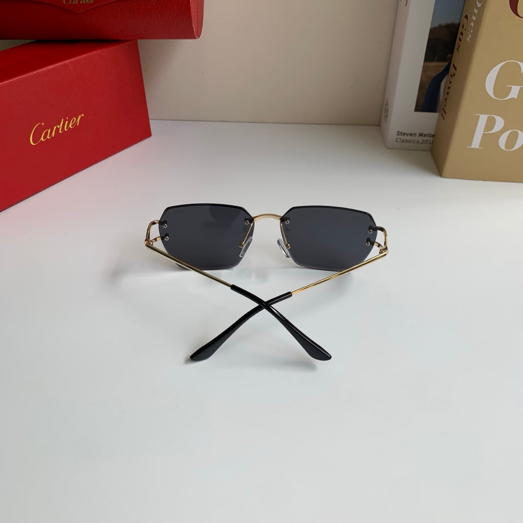 Cartier Fashion Black Lens Sunglasses for Men & Women - 432225 - detail image 8