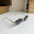 Bottega Veneta Cat-Eye Silver Lens Sunglasses for Men & Women - 432912