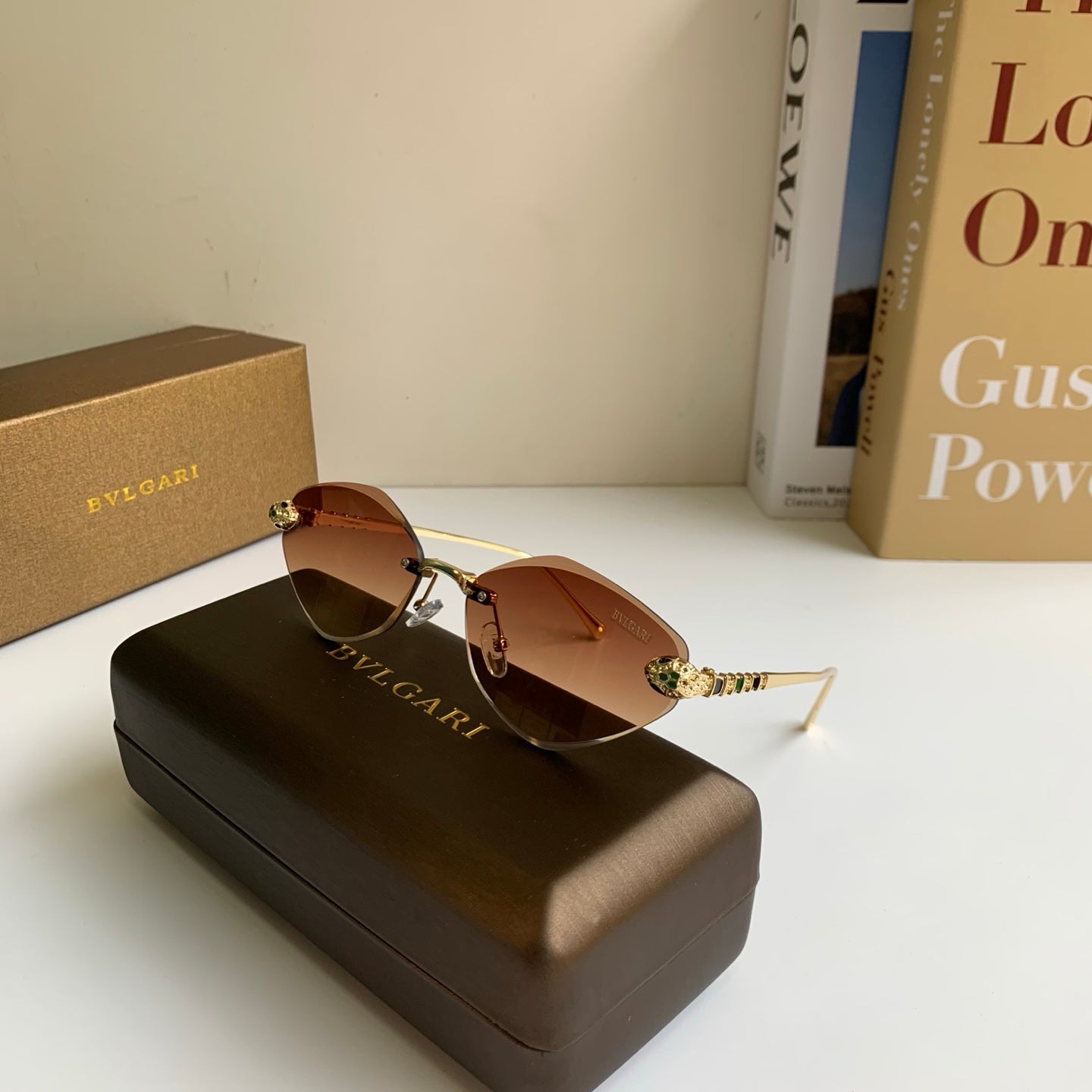 Bottega Veneta Cat-Eye Brown Lens Sunglasses for Men & Women - 432913 - detail image 4