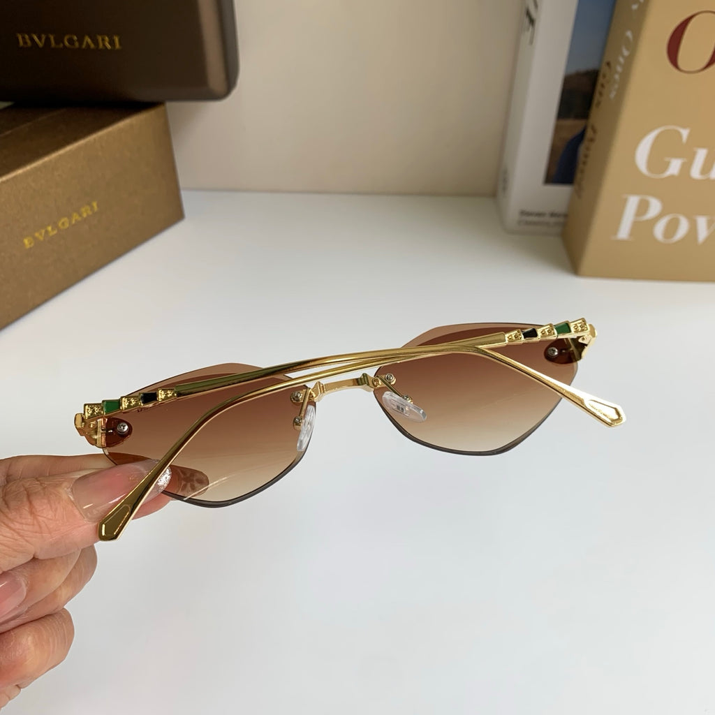 Bottega Veneta Cat-Eye Brown Lens Sunglasses for Men & Women - 432913 - detail image 7