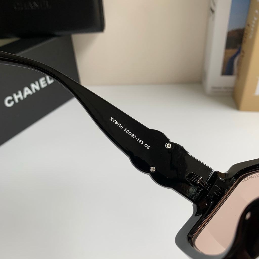 Chanel Metal Square Silver Lens Sunglasses for Men & Women - 431626 - detail image 6