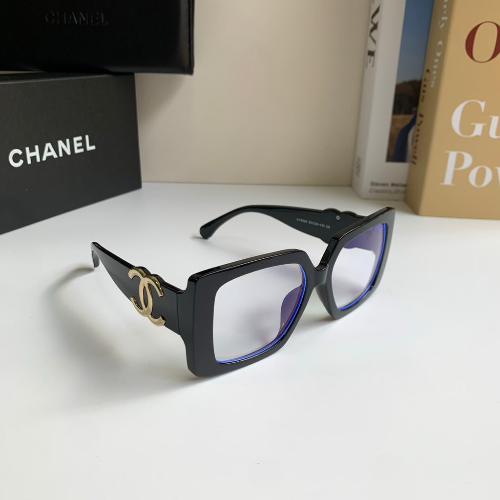 Chanel Metal Square Silver Lens Sunglasses for Men & Women - 431629