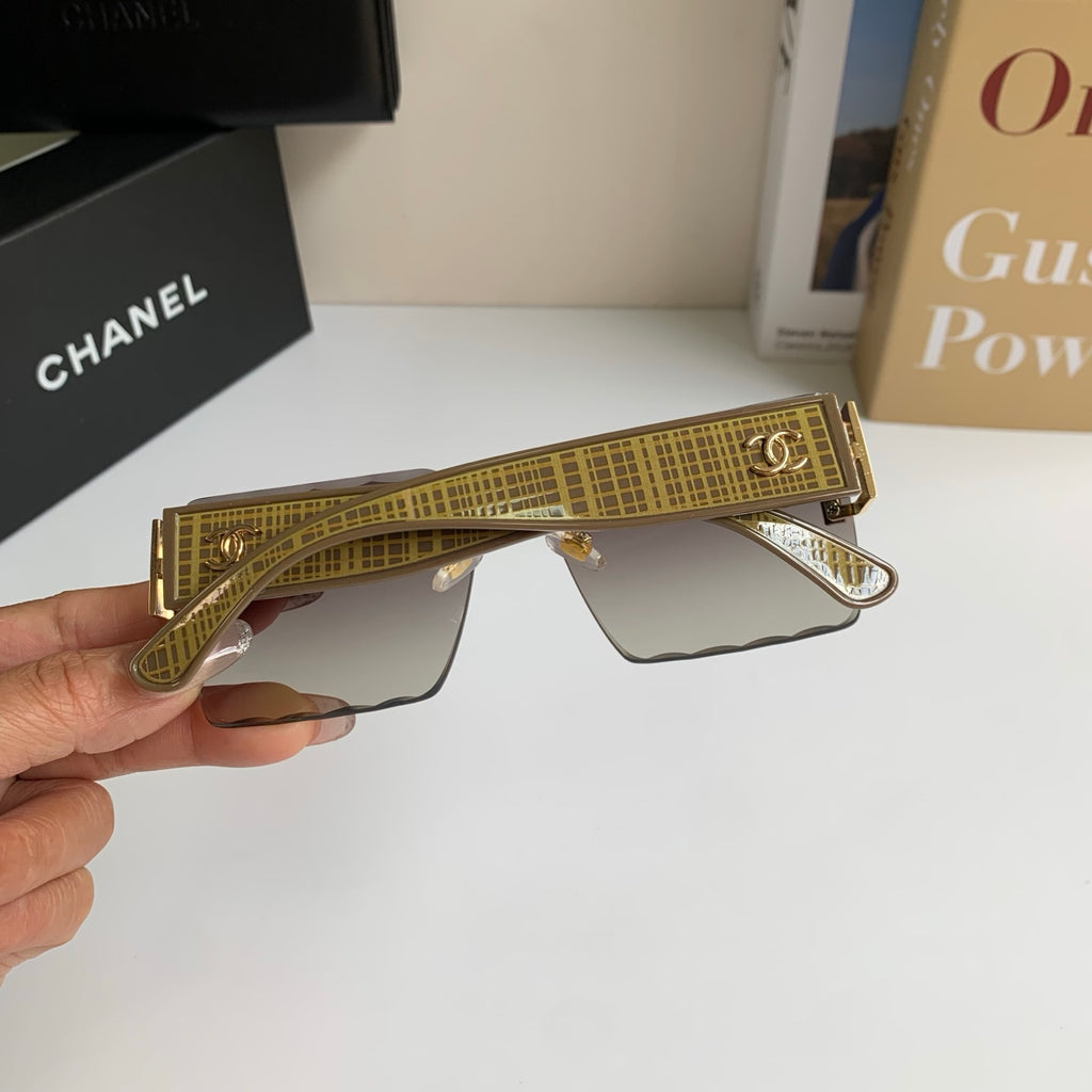 Chanel Square Gray Lens Sunglasses for Men & Women - 431631 - detail image 7