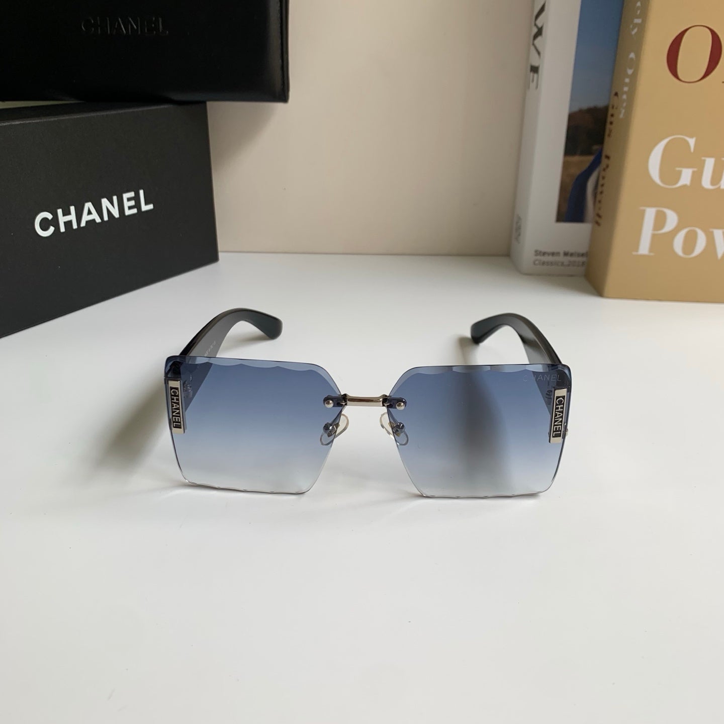 Chanel Square Silver Lens Sunglasses for Men & Women - 431632 - detail image 3