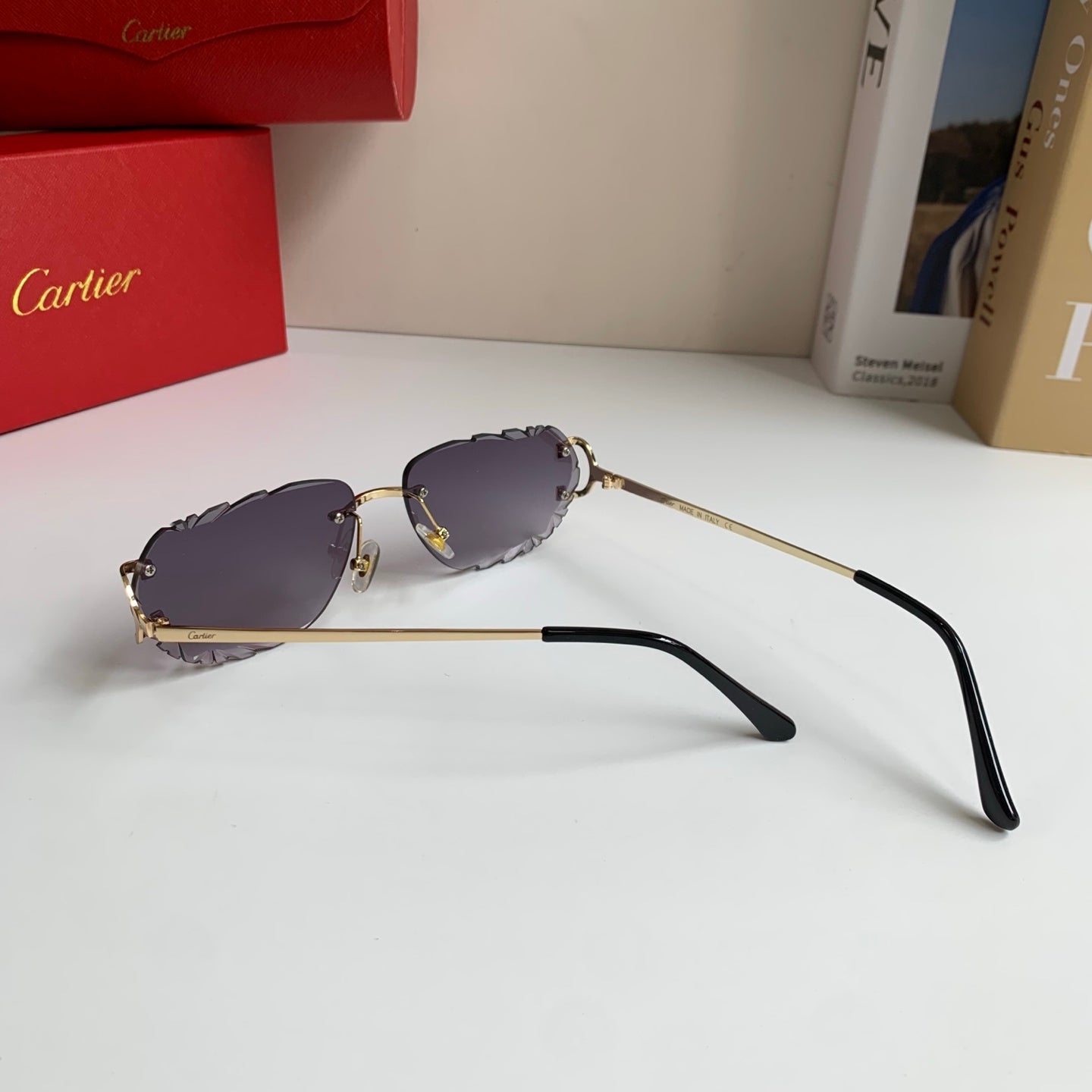 Cartier Fashion Silver Lens Sunglasses for Men & Women - 449532 - detail image 6