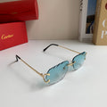 Cartier Fashion Silver Lens Sunglasses for Men & Women - 449533