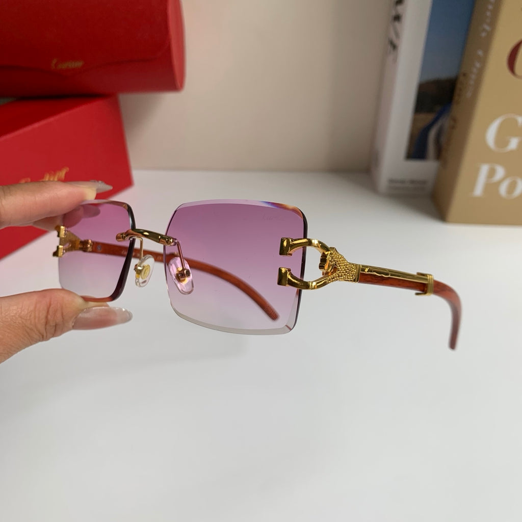 Cartier Fashion Silver Lens Sunglasses for Men & Women - 449563 - detail image 6