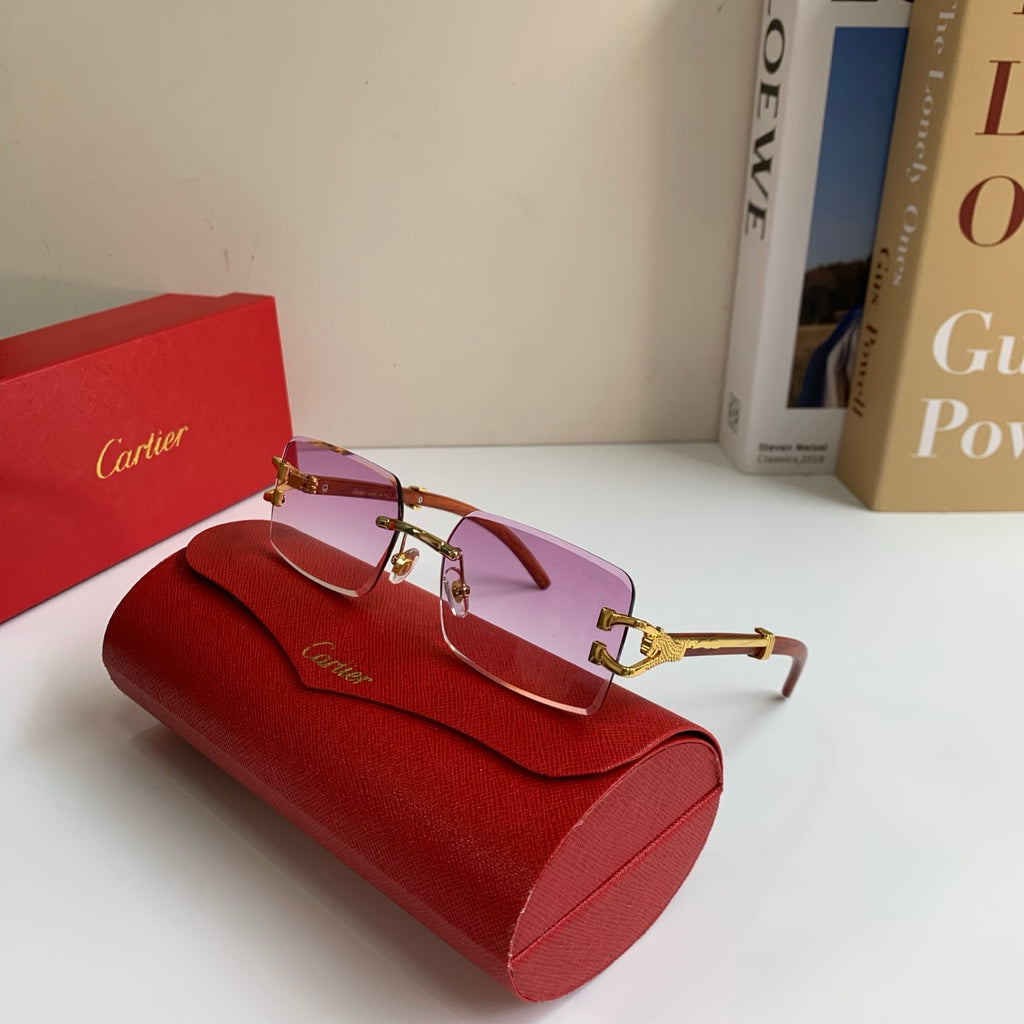 Cartier Fashion Silver Lens Sunglasses for Men & Women - 449563 - detail image 5